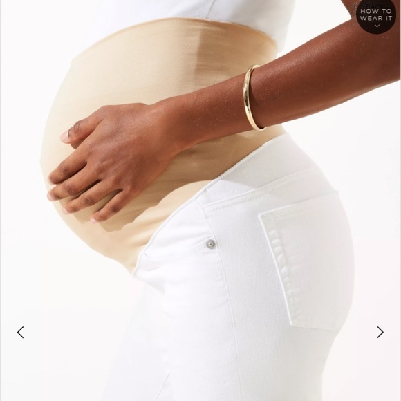 LOFT Petites The Maternity Skinny Jean Crop - Picture 3 of 13